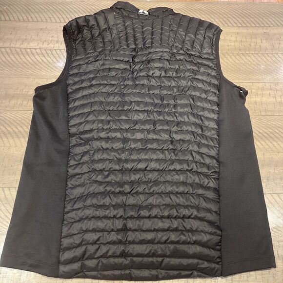 Eddie Bauer First Ascent Vest Mens Large Black 800 Down Fill Puffer Jacket READ - Picture 3 of 4